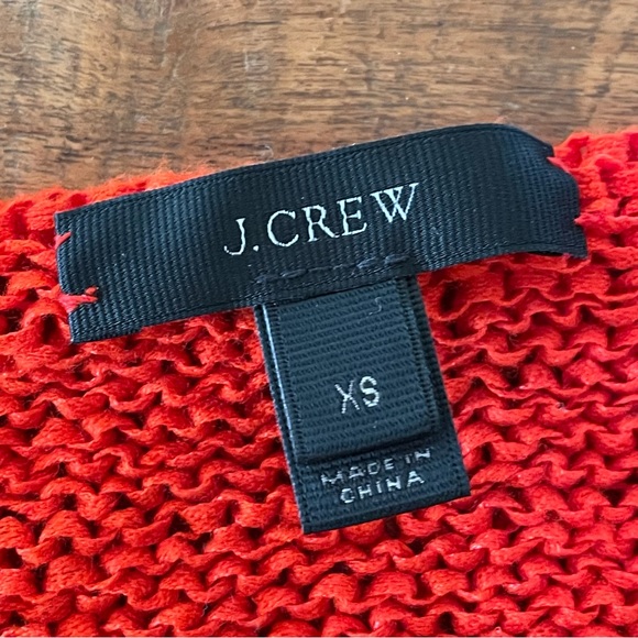 Madewell Red V-Neck Bell Sleeve Sweater - Picture 2 of 6